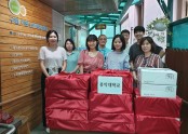 [데이, 요양]홍익대학교 학생들 후원품 제공 및 위안 방문