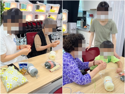 [재가, 맞춤돌봄] 마포구 노인복지기금 '함께 만.나.요.' 함께 뜨개 프로그램 진행