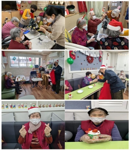 [데이/요양] 성탄행사'크리스마스 컵케익 만들기, 트리 꾸미기'