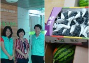 건강보험공단 급여심사실 어르신 말복 선물 기증