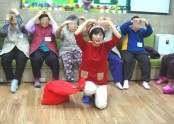 데이케어 어르신들의 성탄인사